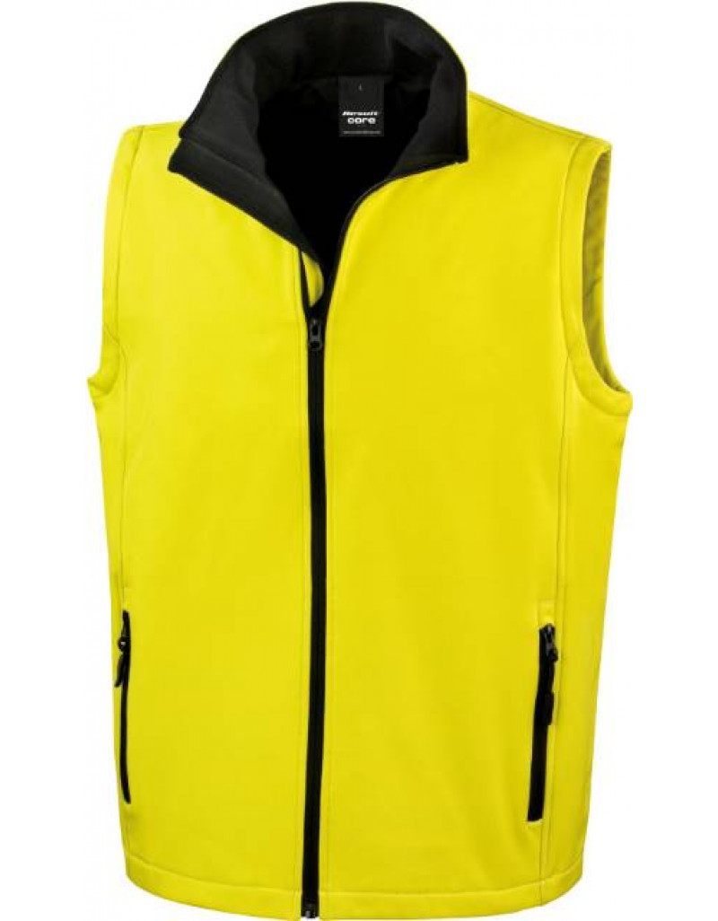 Vesta softshell cu 2 straturi pentru barbati imprimabila